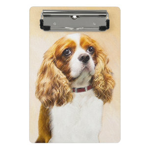 Mini Porte-bloc Cavalier King Charles Spaniel Peinture originale