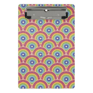 Mini Porte-bloc Cercles arc-en-ciel