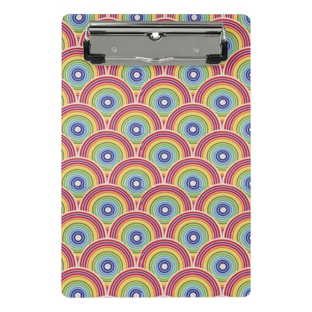 Mini Porte-bloc Cercles arc-en-ciel (Devant)