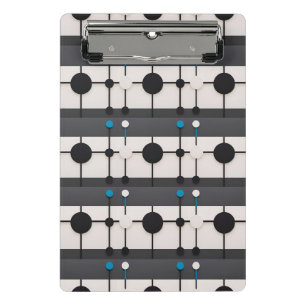 Mini Porte-bloc Cercles géométriques abstraits brillent ✨ Minimali