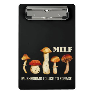 Mini Porte-bloc Champignons Milfs J'Aimerais Fourrer, Champignons 