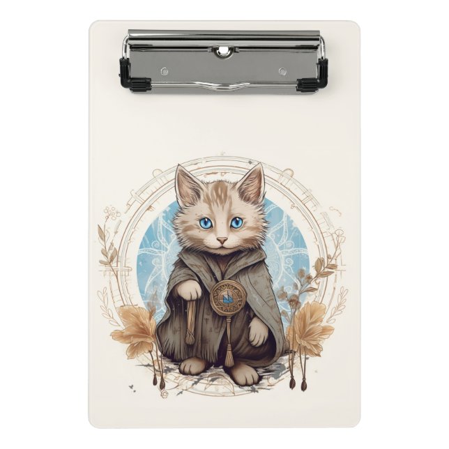 Mini Porte-bloc Chat mystique (Devant)