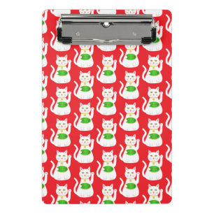 Mini Porte-bloc Chat Oriental Lucky Patterned