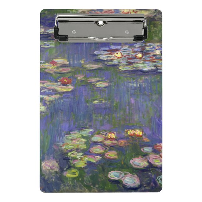 Mini Porte-bloc Chefs-d'œuvre de Nymphéas de Monet (Devant)