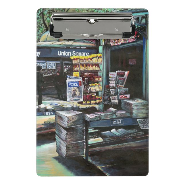 Mini Porte-bloc Chrysocolia Morning, Carré de l'Union, New York (Devant)