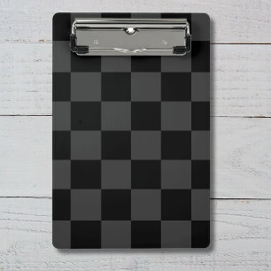 Mini Porte-bloc Classic moderne noir & fumée noir tableau de bord 