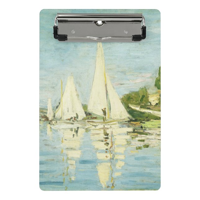 Mini Porte-bloc Claude Monet. Régates à Argenteuil (Devant)