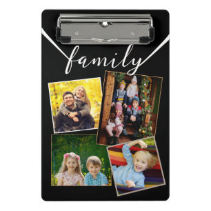 Mini Porte-bloc Collage Photo 4 Images Famille sur mesure