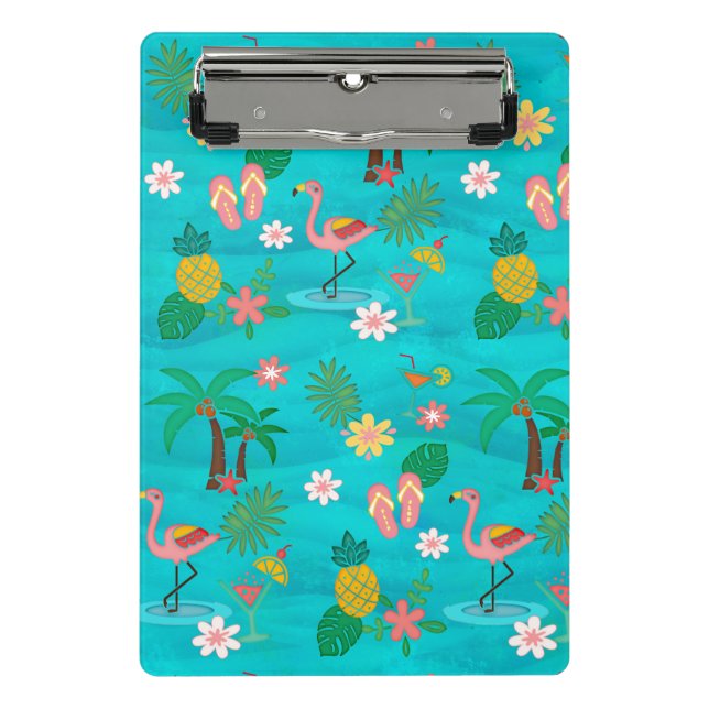 Mini Porte-bloc Collage tropical (Devant)