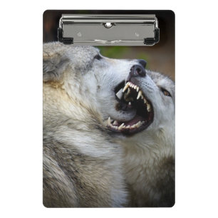 Mini Porte-bloc Combat de loup