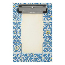 Conception d'aquarelle fixe portugaise Azulejo