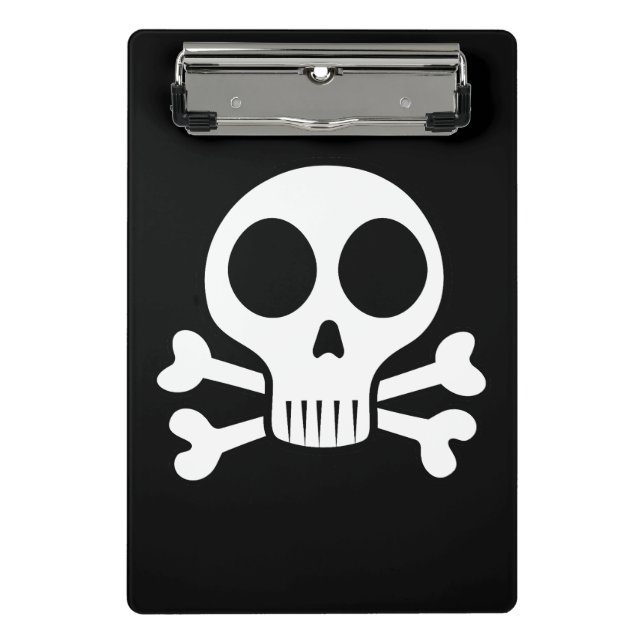Mini Porte-bloc Conception de crâne de pirate (Devant)