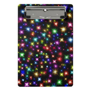 Mini Porte-bloc Conception de feux d'artifice Étoiles Colorées