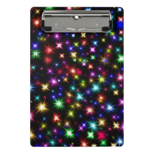 Mini Porte-bloc Conception de feux d'artifice Étoiles Colorées