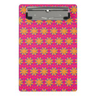 Mini Porte-bloc Conception de fleurs géométriques colorées