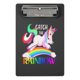 Mini Porte-bloc Conception de licorne arc-en-ciel Catch