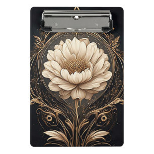 Mini Porte-bloc Conception florale élégante avec motifs ornés