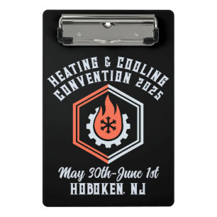 Mini Porte-bloc Convention vintage de chauffage et de refroidissem