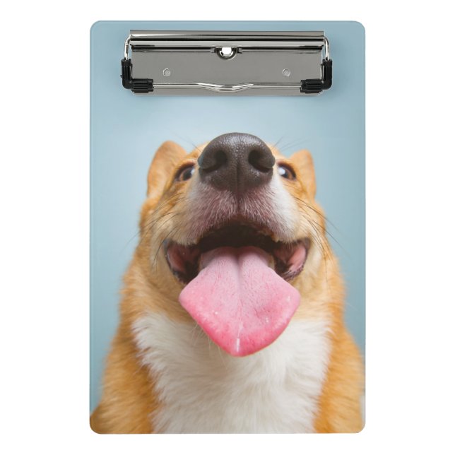 Mini Porte-bloc Corgi très heureux des images | de Getty (Devant)