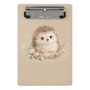 Mini Porte-bloc Cottage Floral Kawaii Cadeau Hérisson