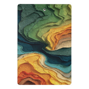 Mini Porte-bloc Couleur en couches en mouvement – Art topographiqu