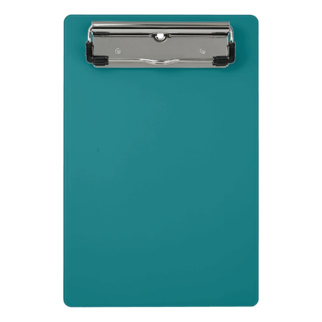 Mini Porte-bloc Couleur uni profond Aqua turquoise (Devant)