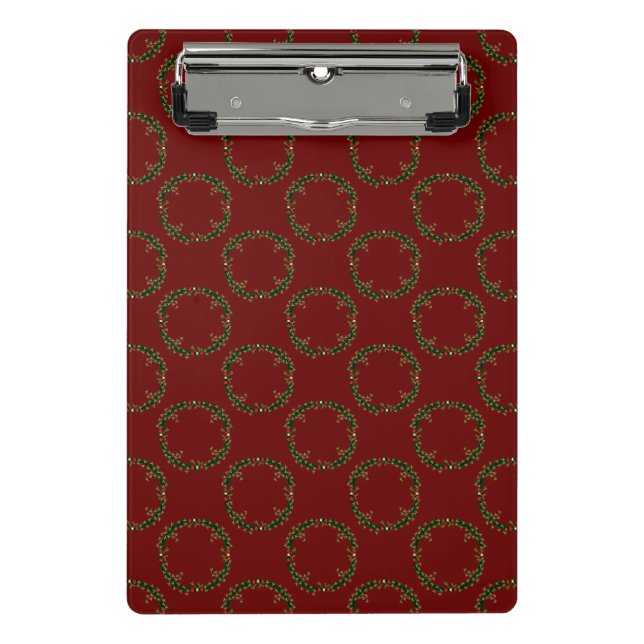 Mini Porte-bloc Couronne de Noël gothique (Devant)