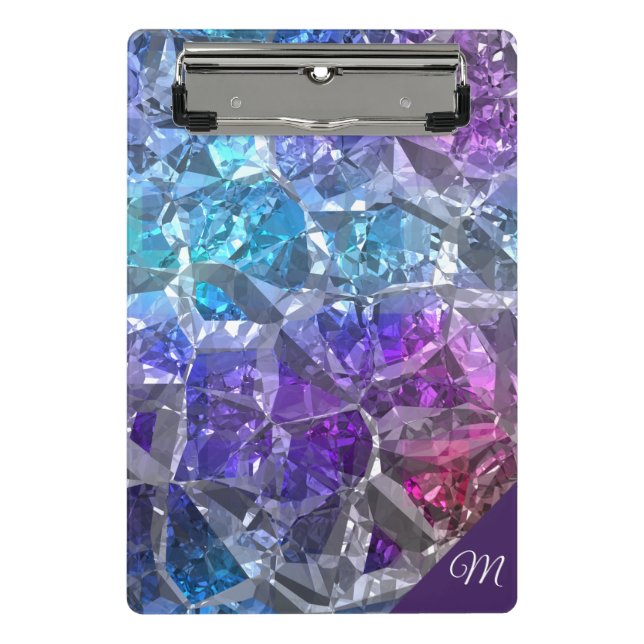 Mini Porte-bloc Crystal multicolore (Devant)