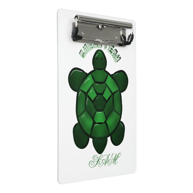 Mini Porte-bloc Custom and personalized Cute Turtle  (Incliné)