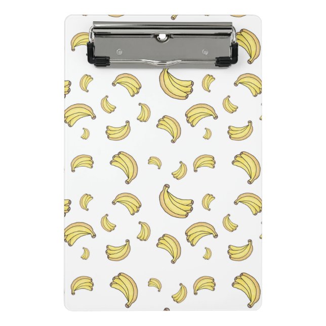 Mini Porte-bloc Cute Banana Pattern | Hand Drawn Banana Aesthetic  (Devant)