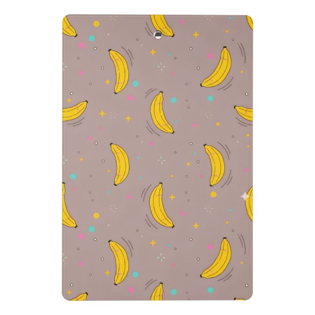 Mini Porte-bloc Cute Banana Pattern Mini Clipboard (Dos)