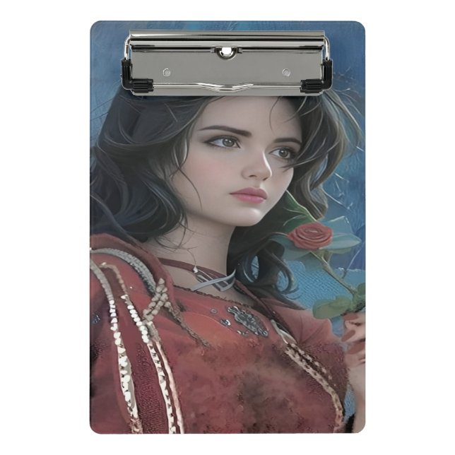 Mini Porte-bloc Cute Lady Mini Porte - bloc (Devant)