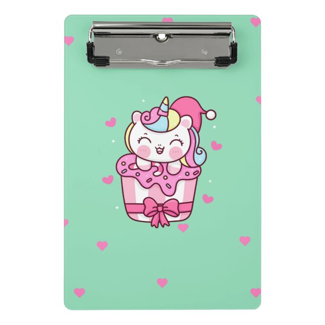 Mini Porte-bloc Cute licorne magique (Devant)