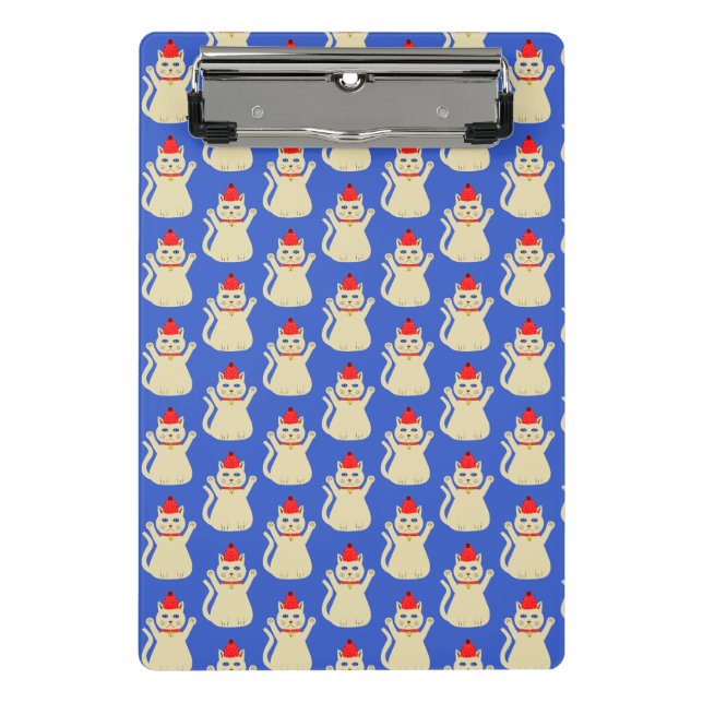 Mini Porte-bloc Cute Noël Chat Motif (Devant)