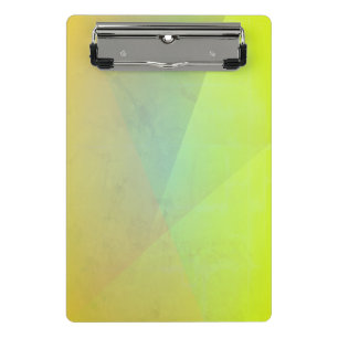 Mini Porte-bloc Dégradé géométrique jaune moderne