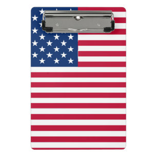 Mini Porte-bloc Dessin de fierté du drapeau américain USA