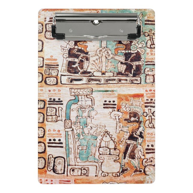 Mini Porte-bloc Détail d'un codex maya (Devant)