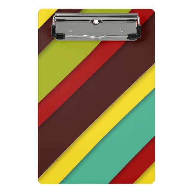 Mini Porte-bloc Diagonales multicolores (Devant)
