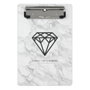 Mini Porte-bloc Diamant avec du marbre