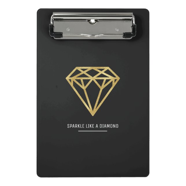 Mini Porte-bloc Diamond d'or (Devant)