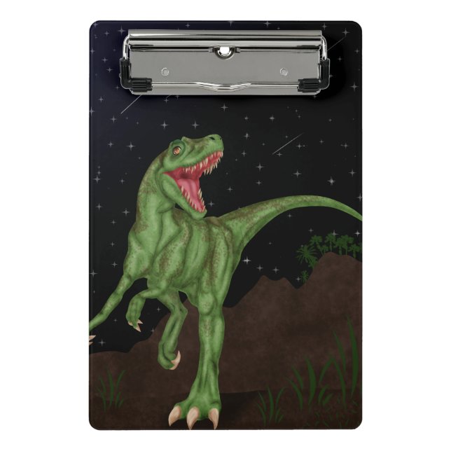 Mini Porte-bloc Dinosaure - Nuit préhistorique (Devant)