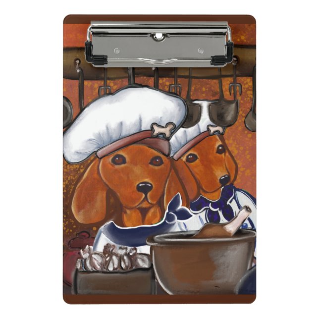 Mini Porte-bloc Doxies Rouges (Devant)