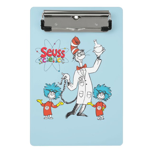 Mini Porte-bloc Dr Seuss | Chat dans la science de la sécurité Cas (Devant)
