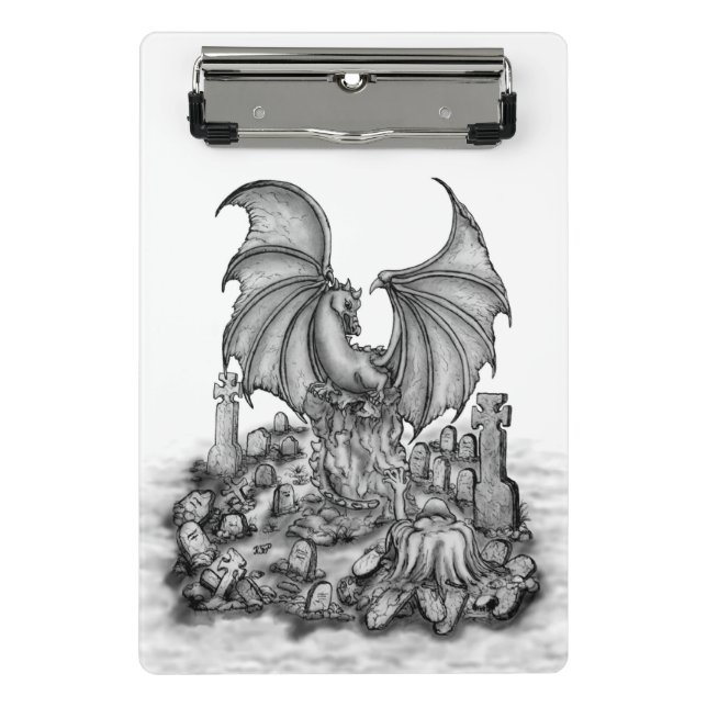 Mini Porte-bloc Dragon avec Zombie (Devant)