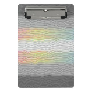 Mini Porte-bloc Drapeau de fierté Demifluid Abstrait Groovy Boho T
