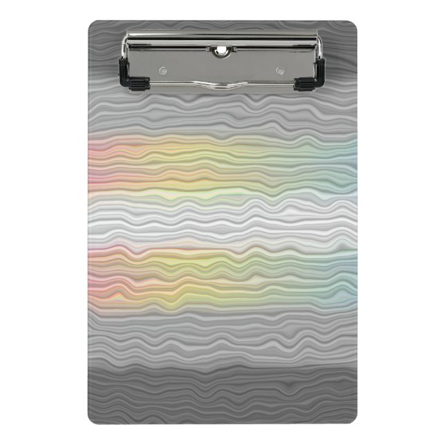 Mini Porte-bloc Drapeau de fierté Demifluid Abstrait Groovy Boho T (Devant)