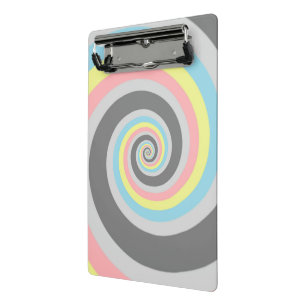 Mini Porte-bloc Drapeau de fierté Demiflux Spirale Abstraite Groov