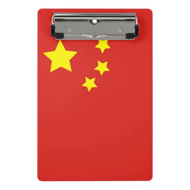 Mini Porte-bloc Drapeau de la Chine (Devant)