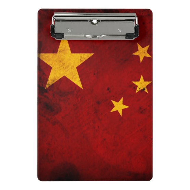 Mini Porte-bloc Drapeau de la Chine (Devant)
