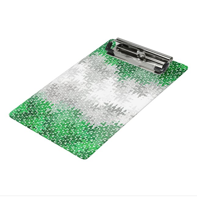 Mini Porte-bloc Drapeau Grayromantic Fierté Trippy Abstrait (Angle3)